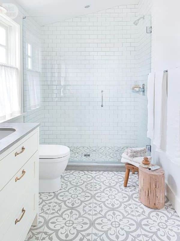 Carrelage métro - Salle de bain authentique