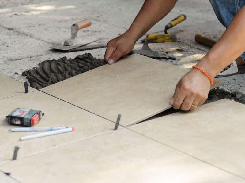 Carrelage effet béton - Clair